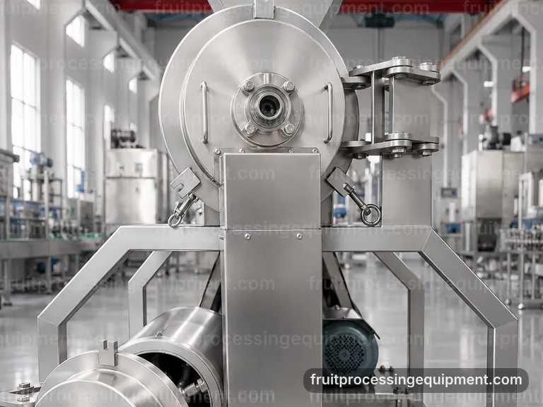 industrial fruit processing equipment set, operating principle: unit operation matching connection view