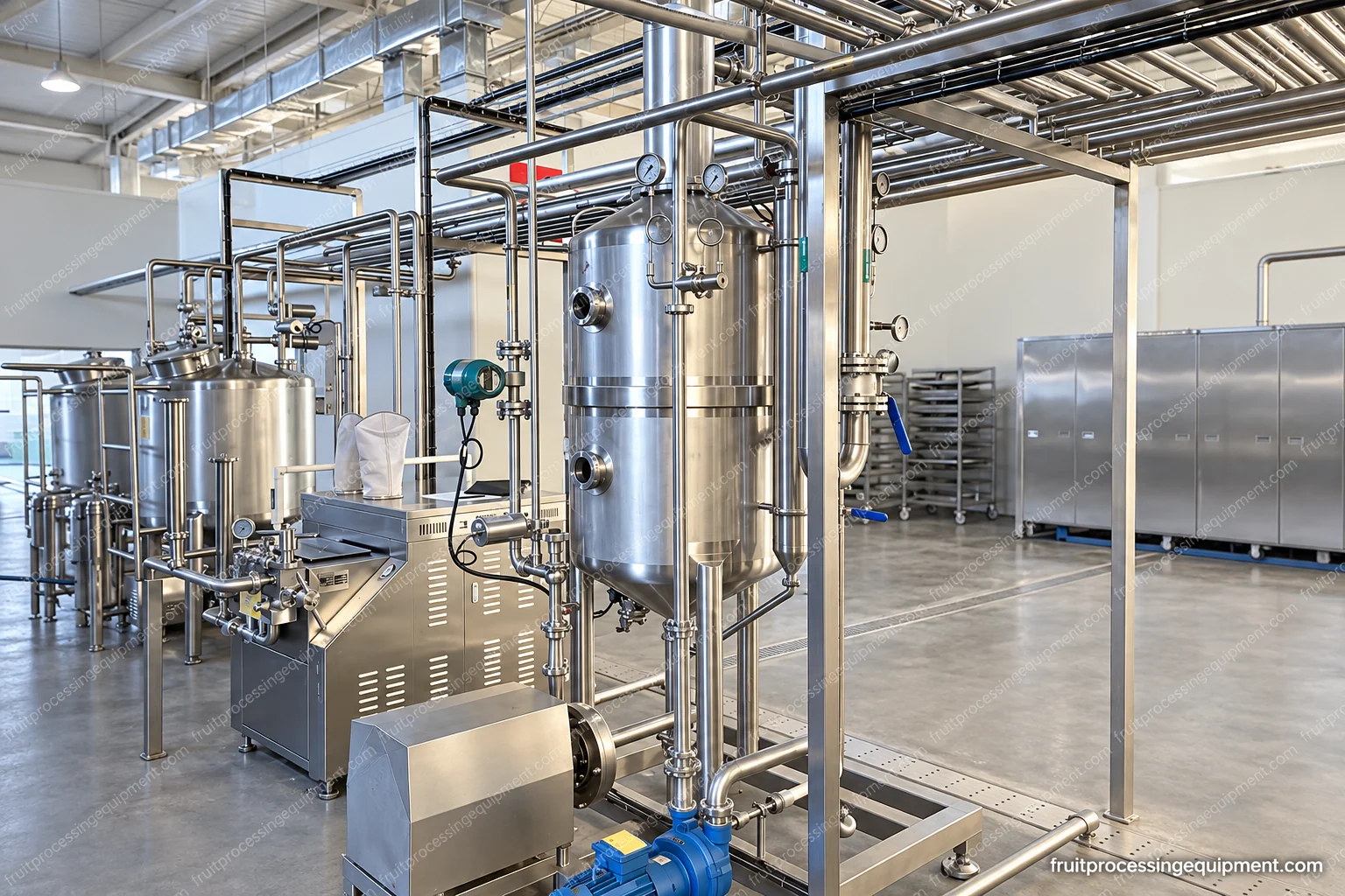 Vertical vacuum deaerator with sight windows and discharge pump